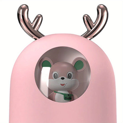 USB-Powered 10.14oz Humidifier with Colorful LED Night Light & Aroma Diffuser - Essential Oil Mist Maker