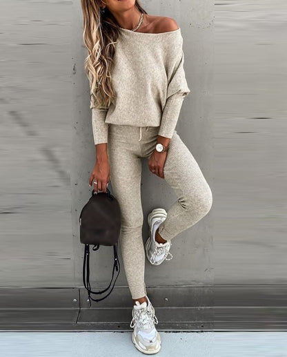 Women's Sports Suits 2025 Autumn Winter Latest Marketing Solid Thick Long Sleeved Zipper Sweatshirt Pants Set Two Piece Set