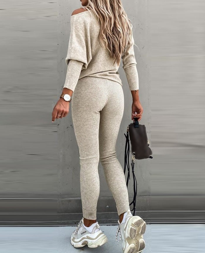 Women's Sports Suits 2025 Autumn Winter Latest Marketing Solid Thick Long Sleeved Zipper Sweatshirt Pants Set Two Piece Set