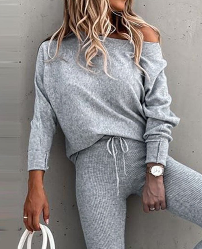Women's Sports Suits 2025 Autumn Winter Latest Marketing Solid Thick Long Sleeved Zipper Sweatshirt Pants Set Two Piece Set