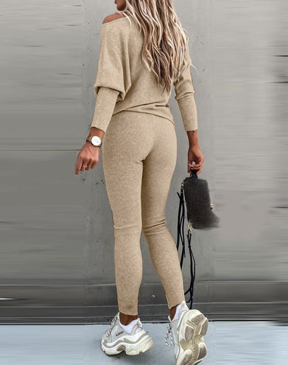 Women's Sports Suits 2025 Autumn Winter Latest Marketing Solid Thick Long Sleeved Zipper Sweatshirt Pants Set Two Piece Set