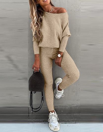 Women's Sports Suits 2025 Autumn Winter Latest Marketing Solid Thick Long Sleeved Zipper Sweatshirt Pants Set Two Piece Set