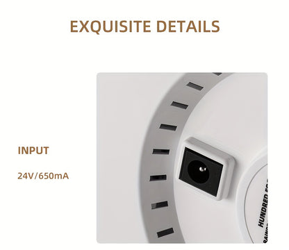 Large Capacity Volcanic Spray Atomizer - Intelligent Simulation Water Drop Humidifier and Flame Aroma Diffuser for Home - Advanced Mist Technology, Whisper Quiet, Easy to Clean, and Automatic Shut-Off