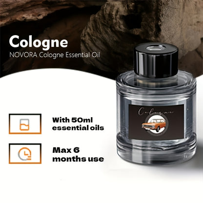 Novora Smart Car Air Freshener, 1.69oz Natural Fragrance Car Scents Air Freshener With Star Projector, 300 Days Long Lasting, Car Essential Oil Diffuser To Remove Smell, Automatic On/Off, Aroma Diffuser For Lover