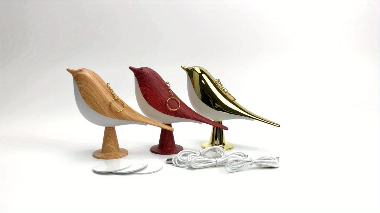 1pc of Bird Touch Lights Suitable for Bedrooms, Dimmable Cordless Bird Night Lights, USB Rechargeable Touch Sensor Control Table, And Table Lamp with Aroma Diffuser Function