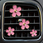 4pcs Set Cute Daisy Alloy Car Vent Clips with Scented Pads - Fresh Aroma Diffuser & Exhaust Decor Accessories