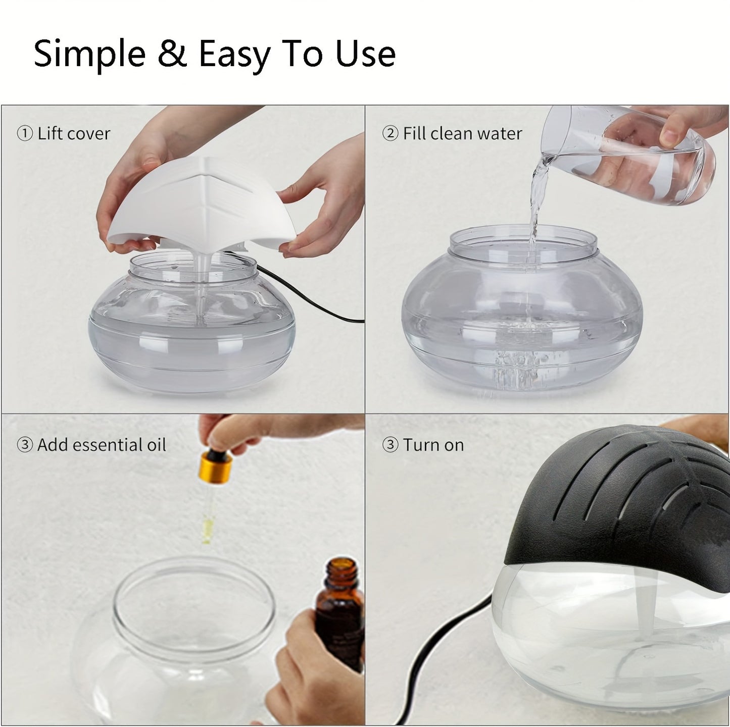 Air Purifier Air Revitalizer Humidifier, Air pleasure Water-Based Purifier Air Washer Set, Air Washer Aroma Diffuser, Essential Oils Aroma Fresher, Water Air Purifier, Air Washer For Home And Office, Air Aroma Diffuser With 7