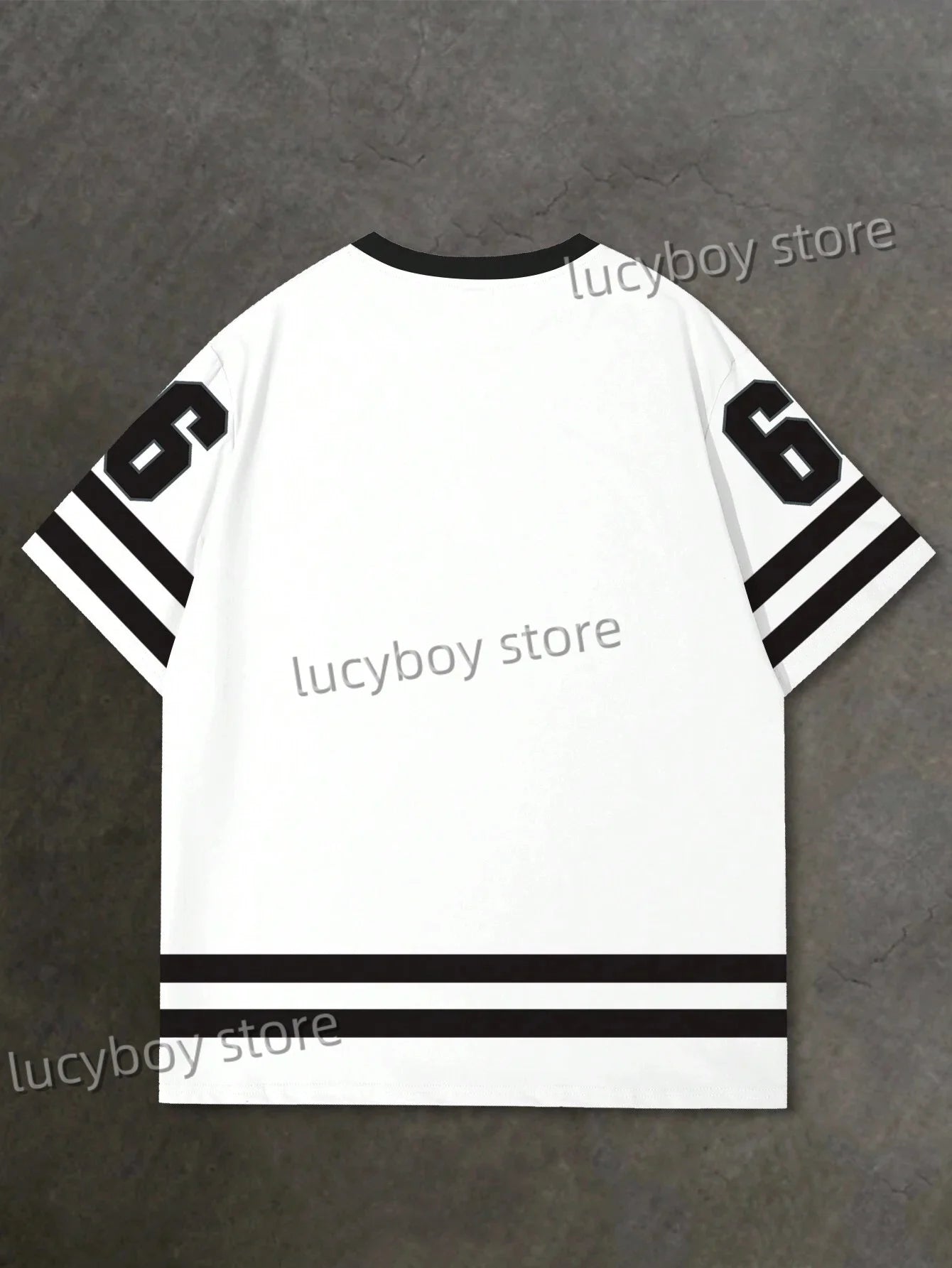 Men's 3D Numbers Printed Short Sleeve T Shirt Man V Neck Sportwear Brooklyn Racing Football Tee Vintage Casual Tops Men Clothes