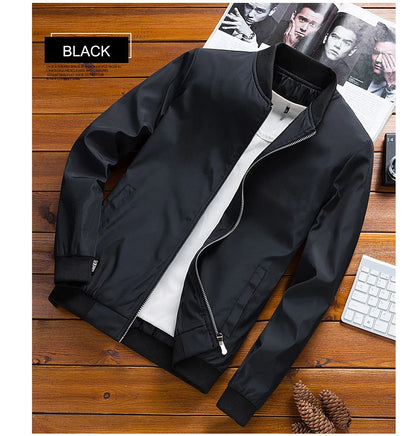 DIMUSI Men's Bomber Jackets Male Outwear Slim Fit Aviator Coats Fashion Man Streetwear Hip Hop Baseball Uniform Jackets Clothing