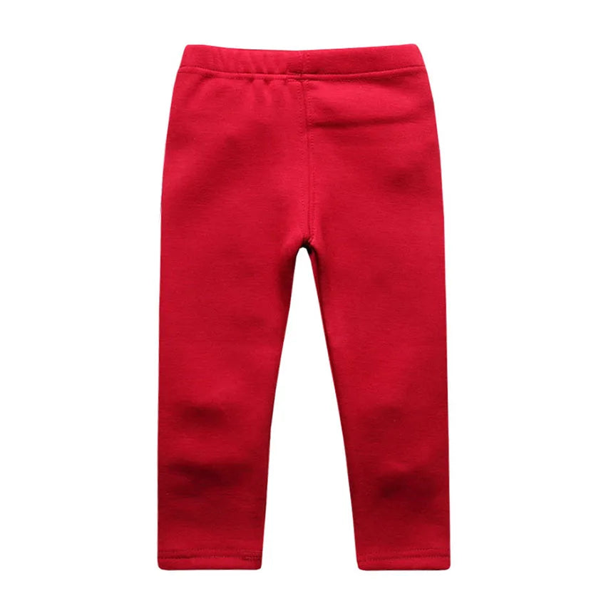 Sale Baby Girls Winter Leggings Children Plus Velvet Pants Thicken Warm Long Trousers for Kids Skinny Pencil Pants 0-3 Year