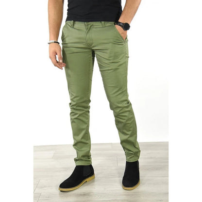 Autumn 2025 New Casual Pants Men 6 Colors Classic Style Fashion Business Slim Fit Straight Trousers Solid Daily Male Clothes Hot