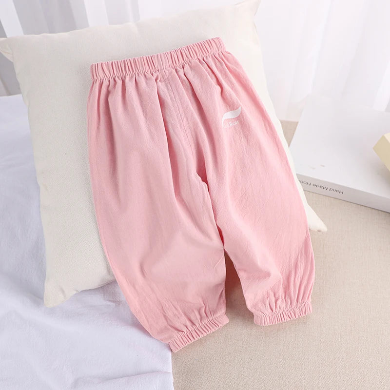 Summer Newborn Baby Pants Long Trousers Infant Girls Boys Leggings Thin Clothes Baby Clothing Kids PP Pants