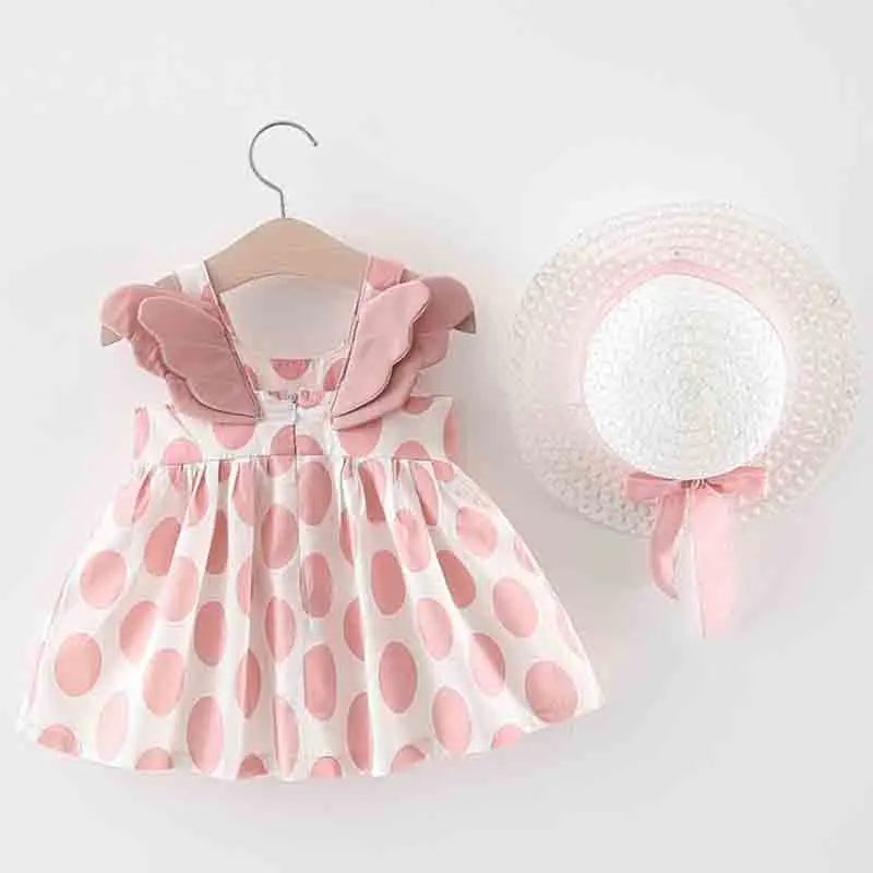 2025 Girls Cute Summer Sleeveless Dress Girl 2Pieces Sets Short Pants + Dress Set Stripe Patten for Baby 6-24M