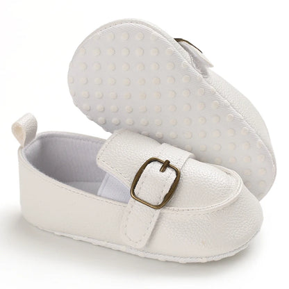 0-18M Baptism Newborn Baby Pre walker Girls Boys Casual Shoes Leather Non-Slip Soft-Sole Infant Toddler First Walkers