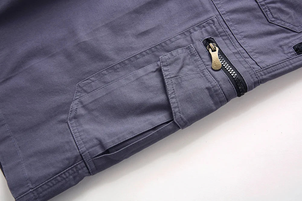 Men's Military Cargo Shorts 2025 Army Camouflage Tactical Joggers Shorts Men Cotton Loose Work Casual Short Pants Plus Size 5XL