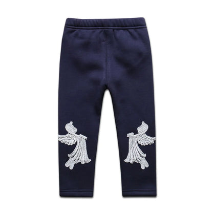 Sale Baby Girls Winter Leggings Children Plus Velvet Pants Thicken Warm Long Trousers for Kids Skinny Pencil Pants 0-3 Year