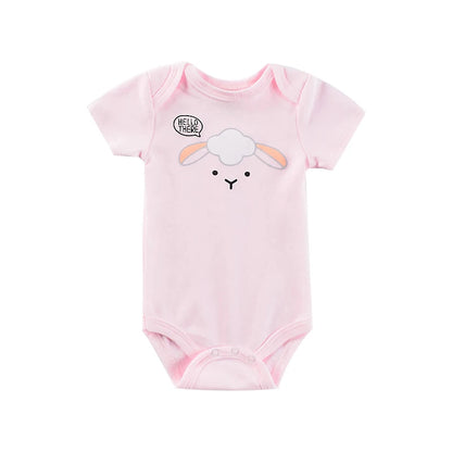 1-2 Pieces Baby Bodysuit For Newborns Summer Baby Romper Girl/Boy Clothes 0-12M Newborn Clothing Infant Soft Tight Baby Clothes