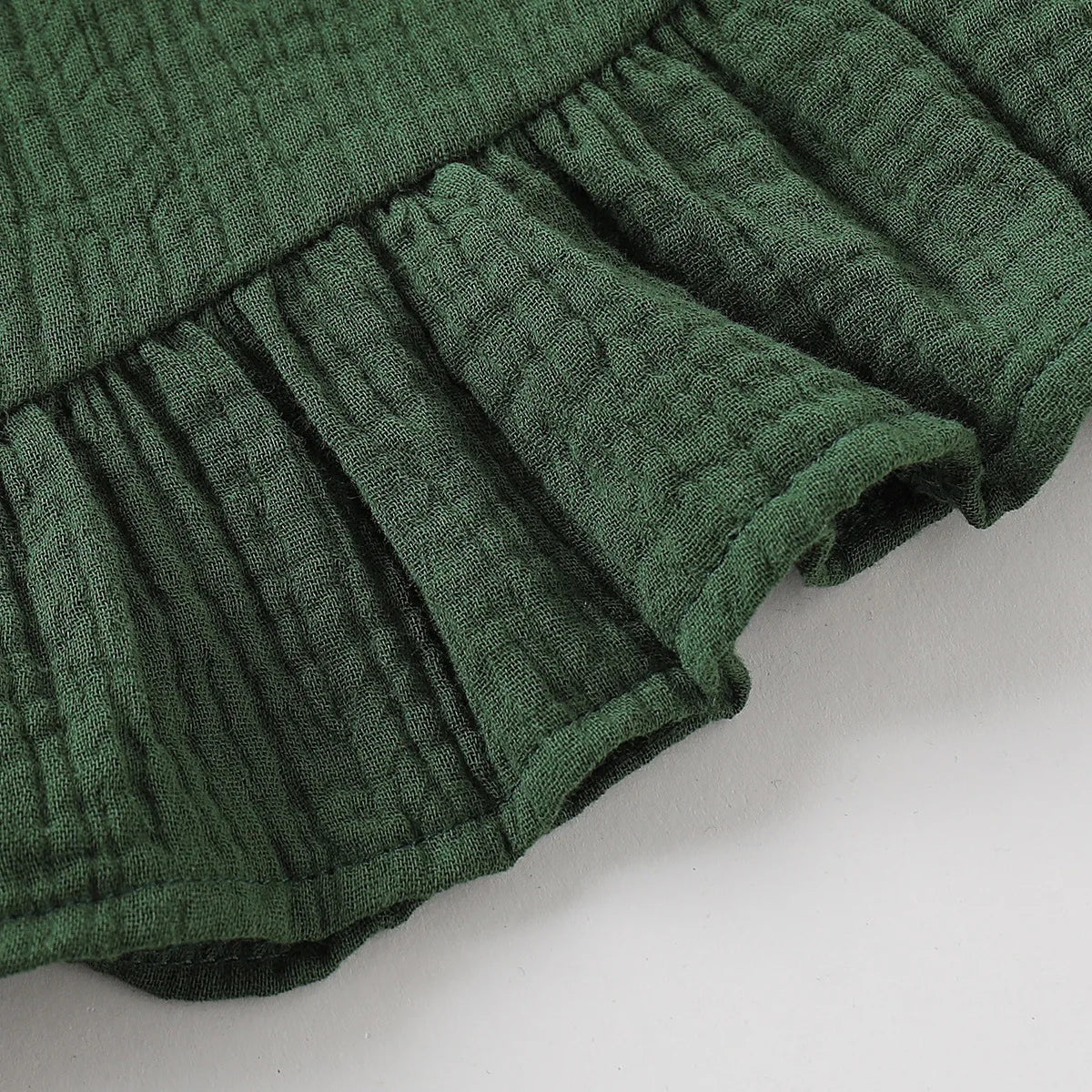 Summer Infant Baby Girl Dress Toddler Dress Muslin Cotton Sleeveless Ruffles Slip Dresses