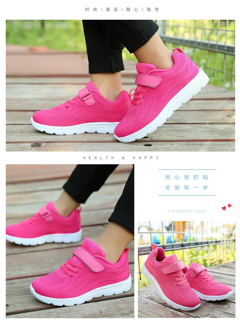 UncleJerry Children Summer Shoes for Boys and Girls Casual Sneakers with Comfortable Sole Supper Lightweight Kids Running Shoes