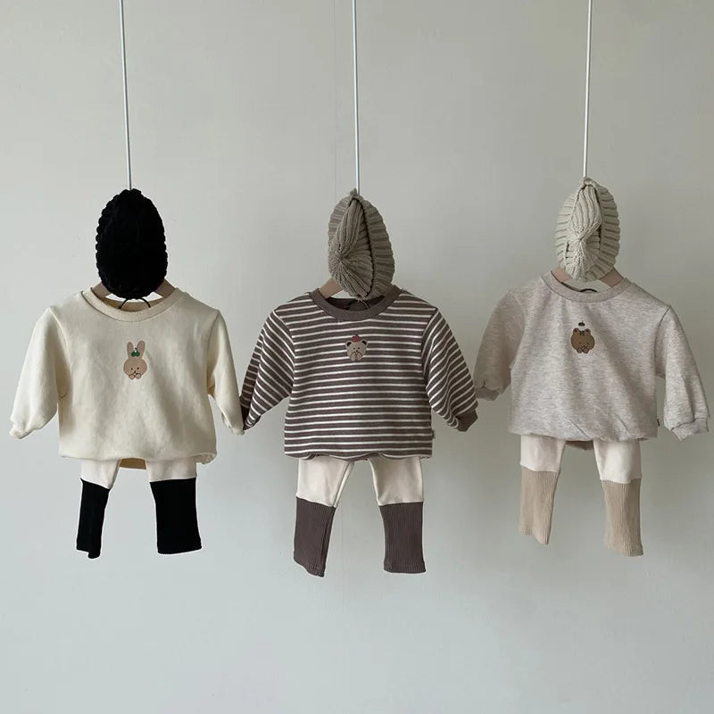 Spring Infant Patchwork Leggings Cotton Baby Casual Pants Fashion Toddler Girl Leggings Baby Clothing Autumn Kids Trousers