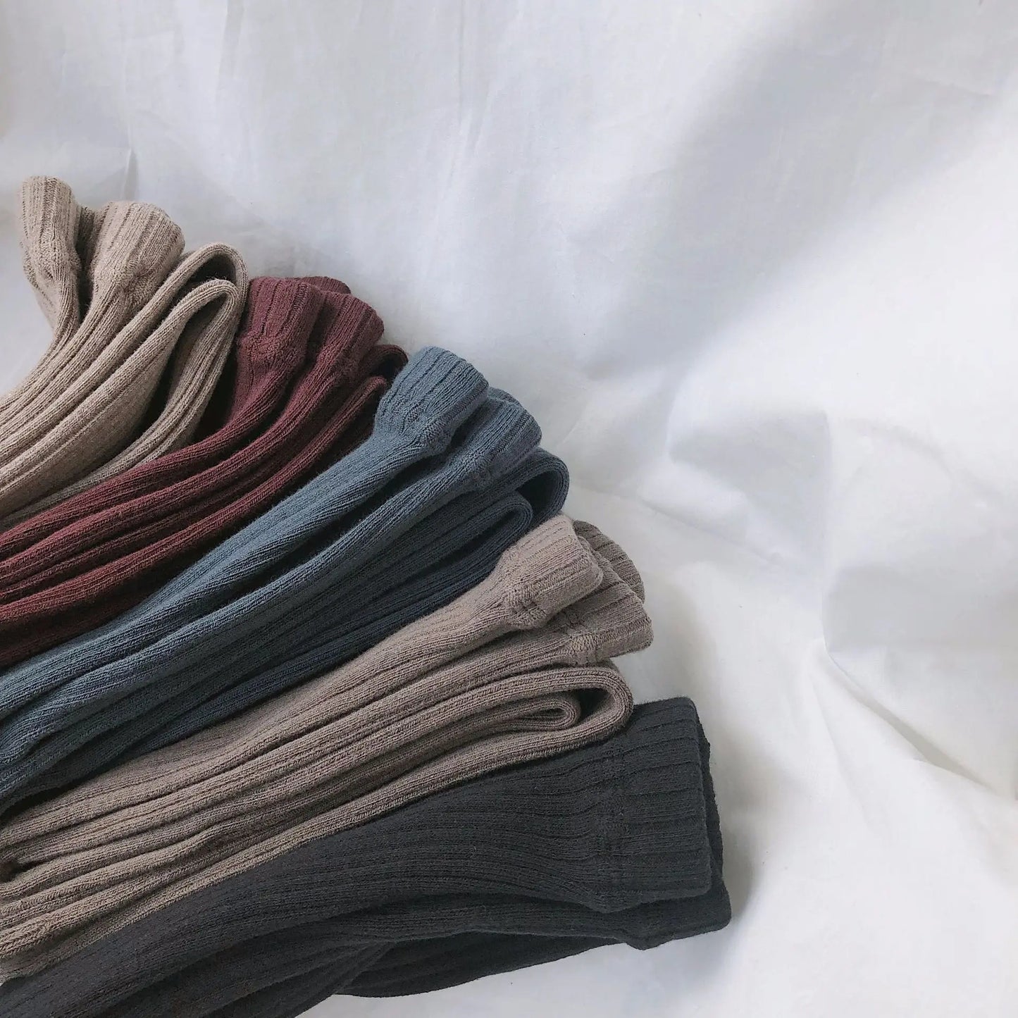 Baby Girls Leggings Kids Casual Long Pants For Toddler Kids Girls Skinny Trousers All-match Ribbed Cotton Legging Pant