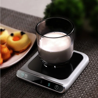 5V Cup Smart  USB Heated Mug Coaster Cup Heater Taza Calienta Agua Thermostatic Cup Mat Pad Oficina Hot Milk Coffee Warmer Pad