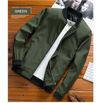 DIMUSI Men's Bomber Jackets Male Outwear Slim Fit Aviator Coats Fashion Man Streetwear Hip Hop Baseball Uniform Jackets Clothing