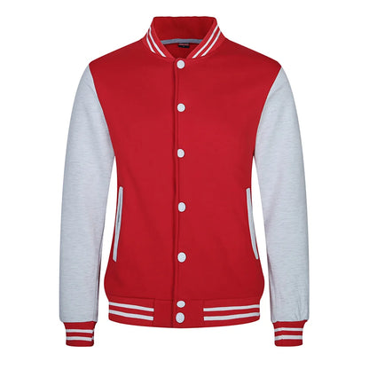 Baseball Jackets Men New Fashion Design Slim Fit College Varsity Coat Women's Jacket Support Custom Print Photo/Text