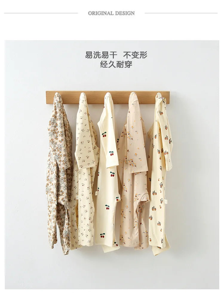 KS Baby Romper Boys Girls Crawling Suit Long Sleeve Rompers Newborn Bodysuit Brand Lemon Clothes Cotton Onesie One-piece