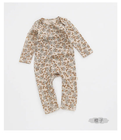 KS Baby Romper Boys Girls Crawling Suit Long Sleeve Rompers Newborn Bodysuit Brand Lemon Clothes Cotton Onesie One-piece