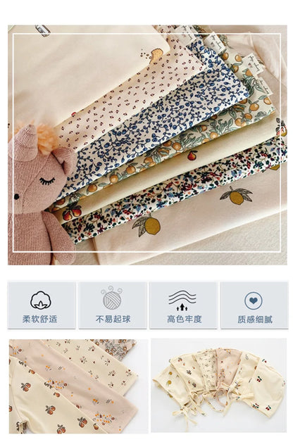 KS Baby Romper Boys Girls Crawling Suit Long Sleeve Rompers Newborn Bodysuit Brand Lemon Clothes Cotton Onesie One-piece