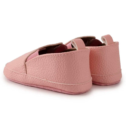 New Baby Shoes Boys Girls Casual Shoes Soft-sole Non-slip PU Leather Cotton Infant First Walkers Crib 4-colors Newborn