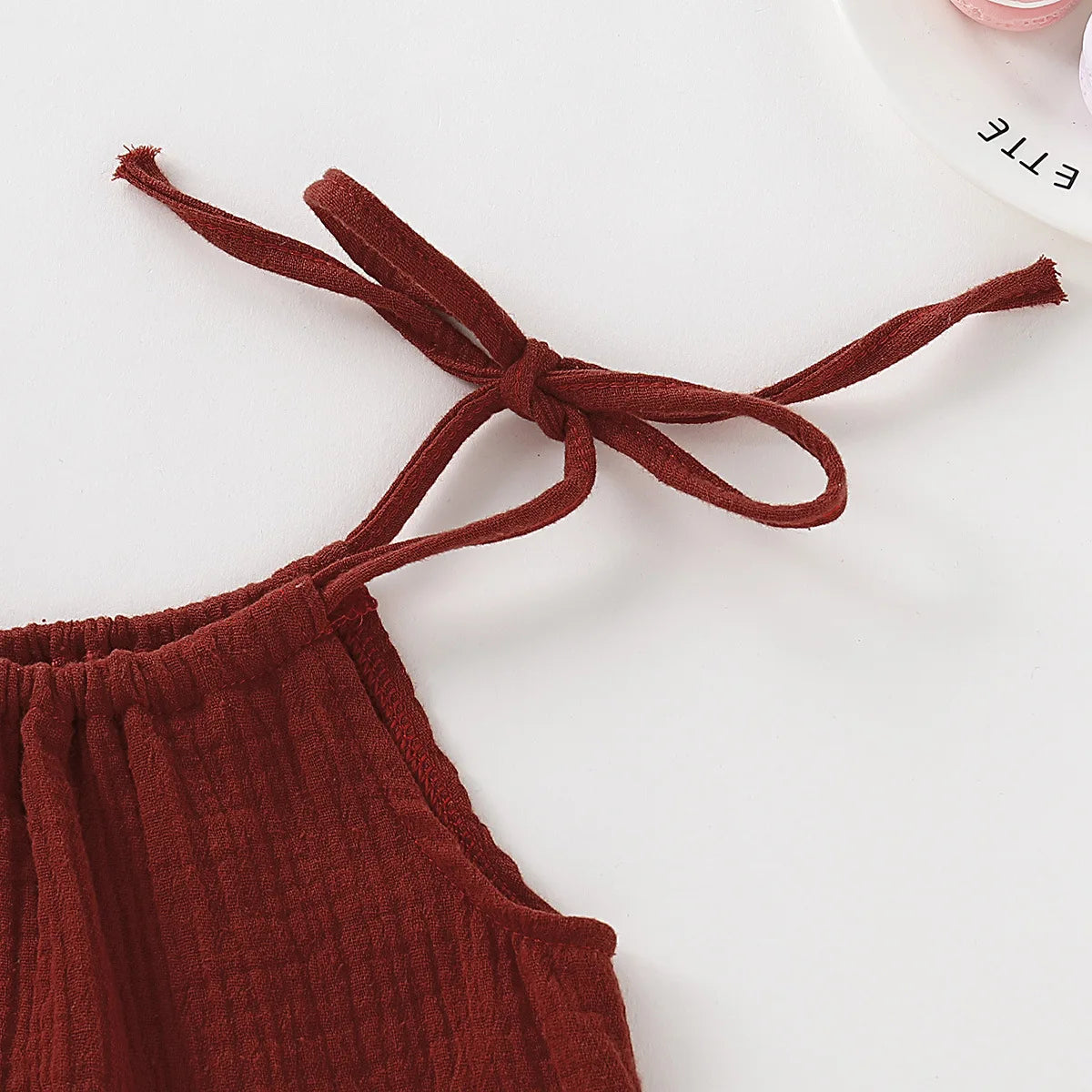 Summer Toddler Baby Girl Sleeveless Ruffles Dress Sarafan Kids Cotton Linen Muslin Slip Dresses Clothing