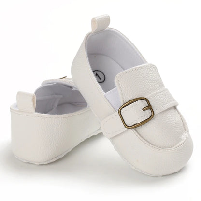 0-18M Baptism Newborn Baby Pre walker Girls Boys Casual Shoes Leather Non-Slip Soft-Sole Infant Toddler First Walkers