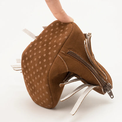 KIDSUN Baby Booties Girl Boy Pre walker Solid Infant Toddler First Walkers Soft Sole Anti-slip Boots Newborn Moccasin