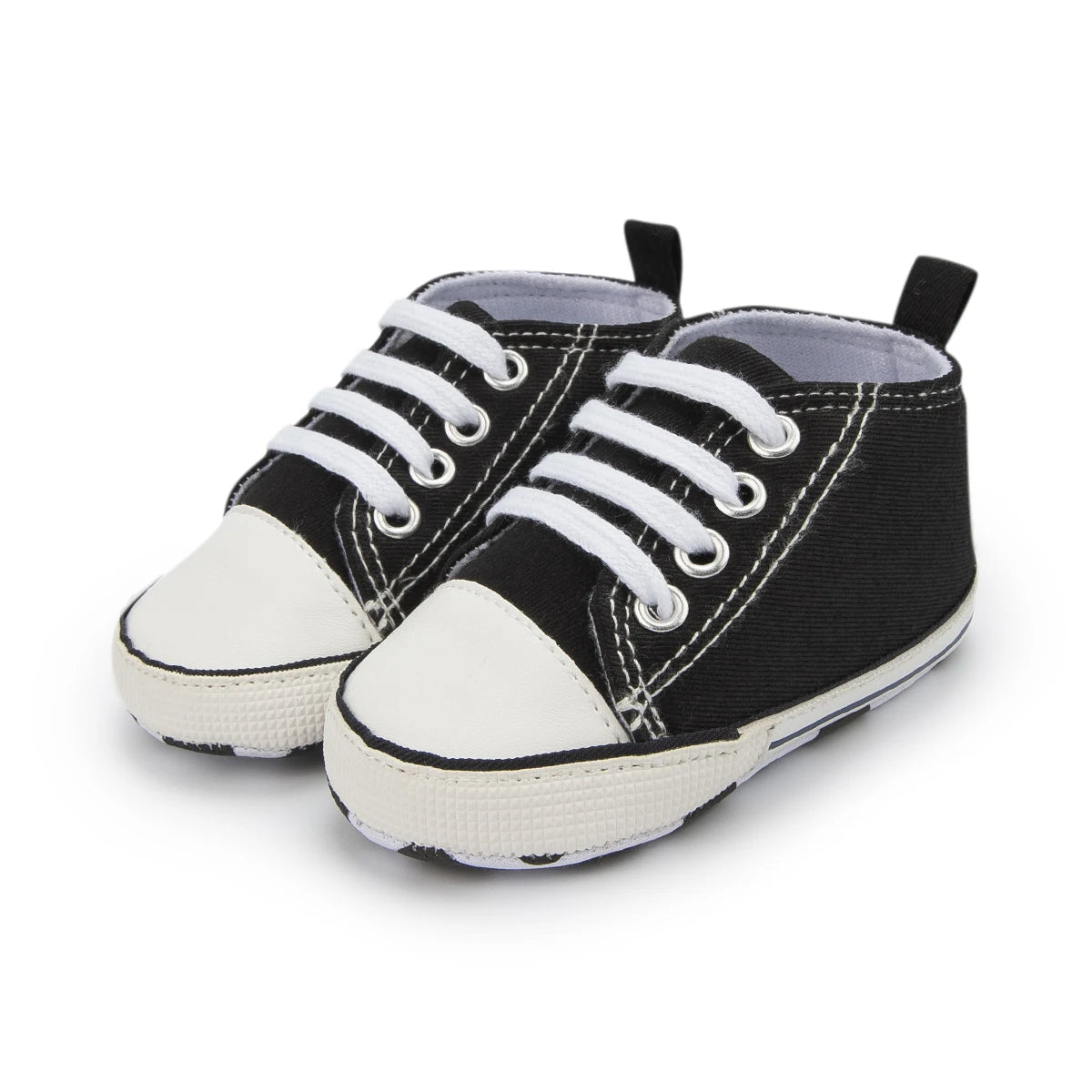 Meckior New Baby Canvas Sneakers Anti-slip Soft Plaid Baby Boy Girl Shoes Newborns First Walkers Infant Baby Unisex Casual Shoes