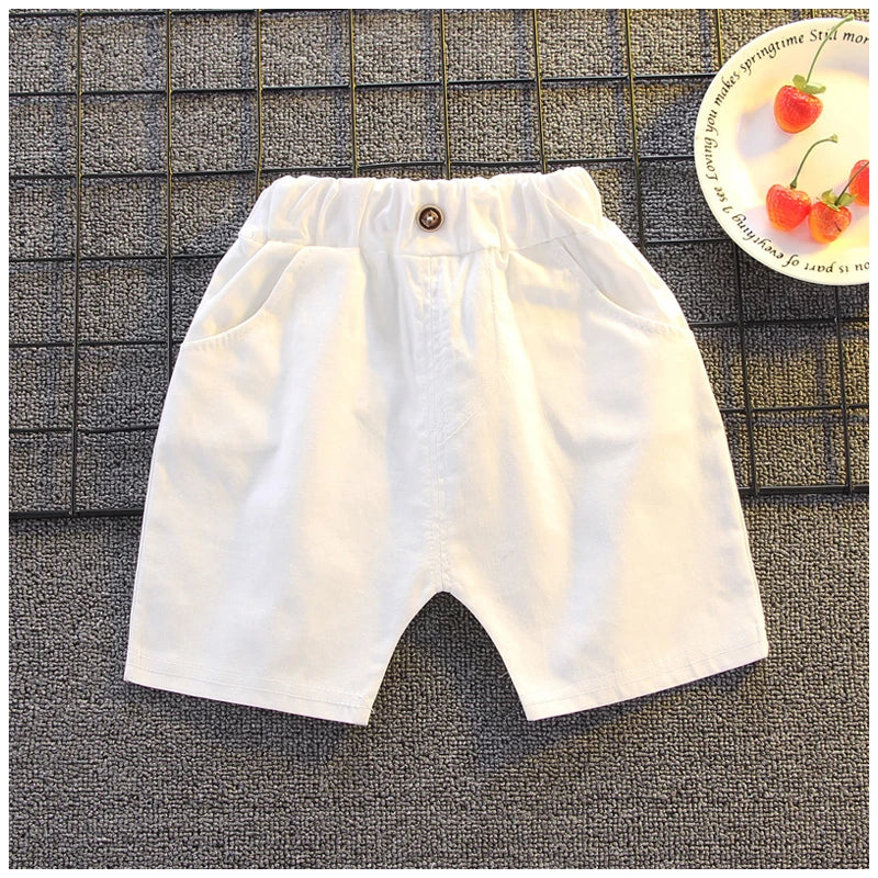 Summer Short Sleeve Clothes Baby Clothing Sets Kids Striped Polo-shirt + Shorts Outfits Toddler Infant Boys Casual Wear