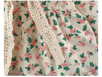 Spring newborn baby girl clothes floral long-sleeved dress for girls baby clothing 1 year birthday princess dress + lace shawl