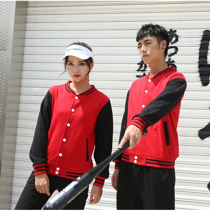 Baseball Jackets Men New Fashion Design Slim Fit College Varsity Coat Women's Jacket Support Custom Print Photo/Text