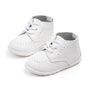 New Baby Shoes Retro Leather Boy Girl Shoes Toddler Rubber Sole Anti-slip First Walkers Newborn Infant Baby Crib Shoes