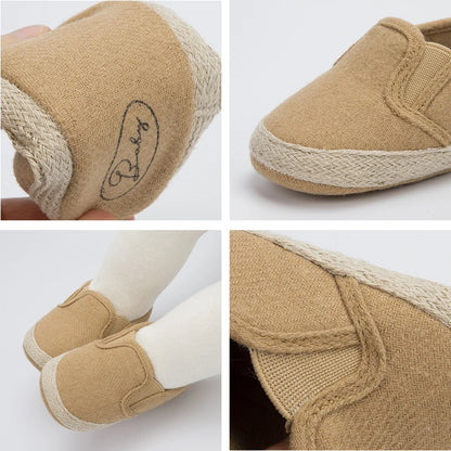 2025 New Baby Shoes Boys Girls Casual Shoes Soft-sole Non-slip PU Leather Cotton Infant First Walkers Crib 4-colors Newborn