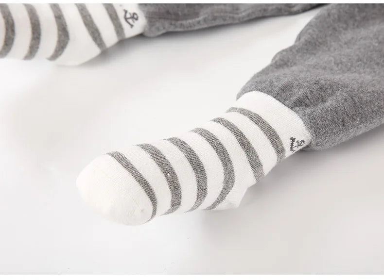 Baby footed pants newborn baby girl boy leggings long trousers  0-6-12months kid lycry cotton sleepwear trousers pyjamas pants