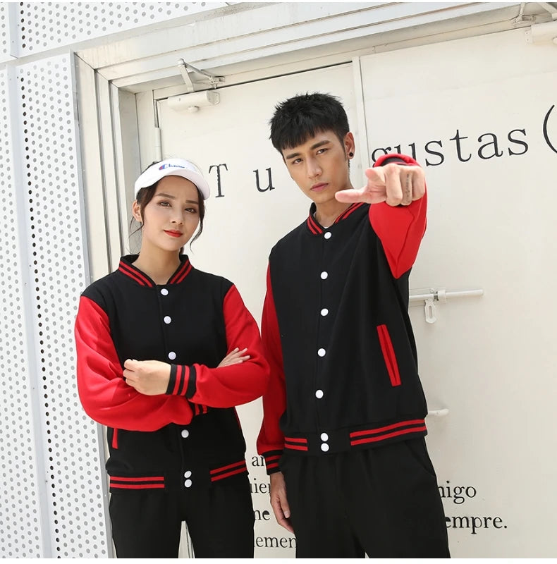 Baseball Jackets Men New Fashion Design Slim Fit College Varsity Coat Women's Jacket Support Custom Print Photo/Text