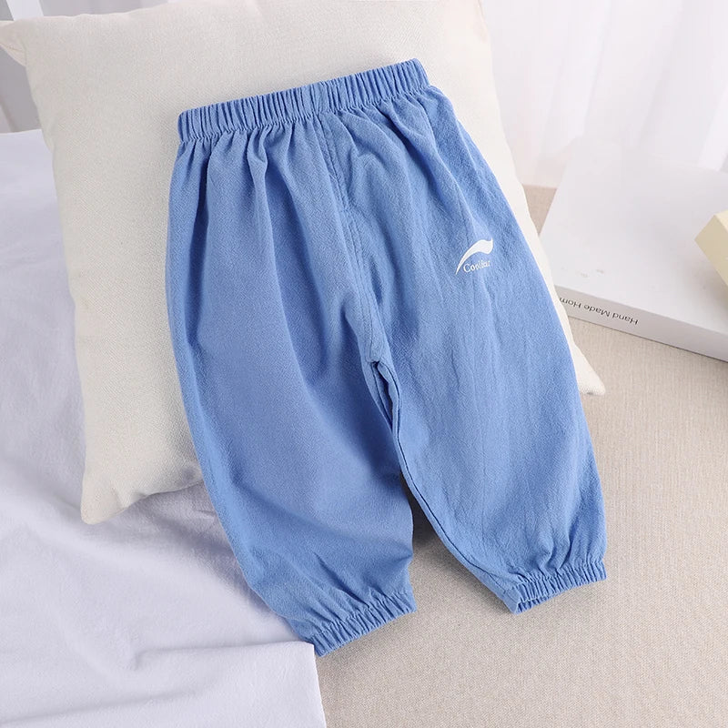 Summer Newborn Baby Pants Long Trousers Infant Girls Boys Leggings Thin Clothes Baby Clothing Kids PP Pants