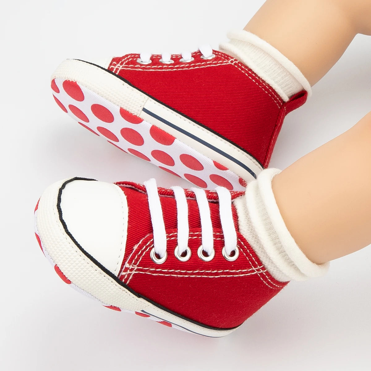 Meckior New Baby Canvas Sneakers Anti-slip Soft Plaid Baby Boy Girl Shoes Newborns First Walkers Infant Baby Unisex Casual Shoes