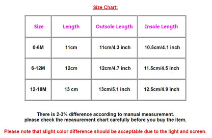 Baby Sneaker Causal Shoes High Quality Soft and Warm Anti-slip for Spring and Autumn 0-18 Months Newborn First Step Baby Shoes