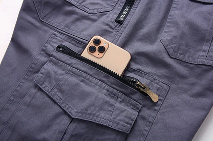 Men's Military Cargo Shorts 2025 Army Camouflage Tactical Joggers Shorts Men Cotton Loose Work Casual Short Pants Plus Size 5XL