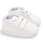 Boys And Girls Gentleman Shoes Soft Soled White Shoes Leisure Sports Shoes Newborn First Walk 0-18Months Bed Shoes