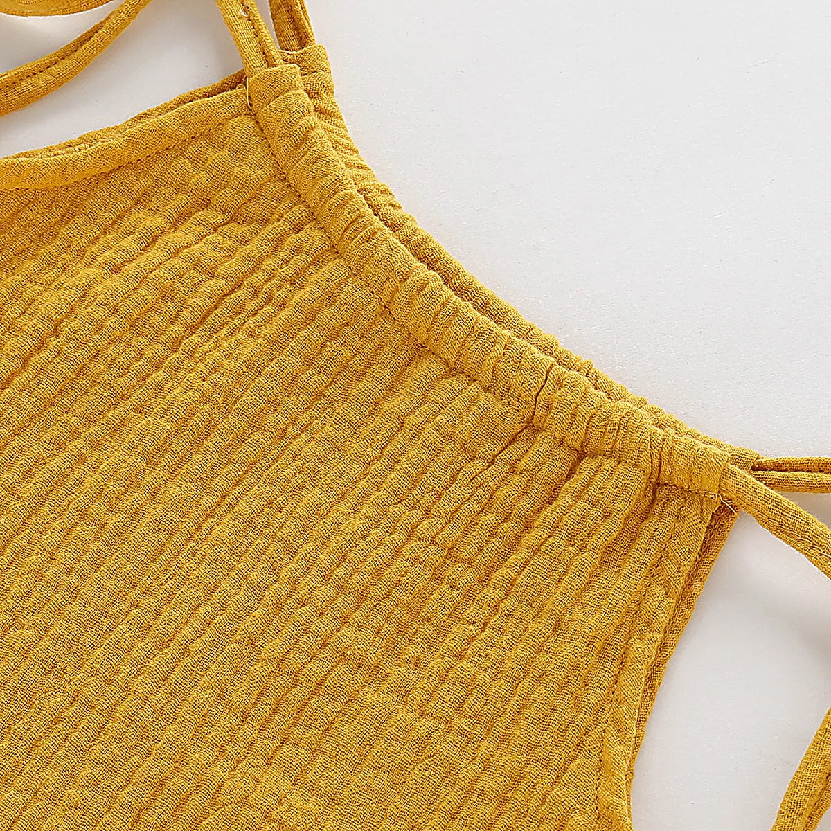 Summer Toddler Baby Girl Sleeveless Ruffles Dress Sarafan Kids Cotton Linen Muslin Slip Dresses Clothing