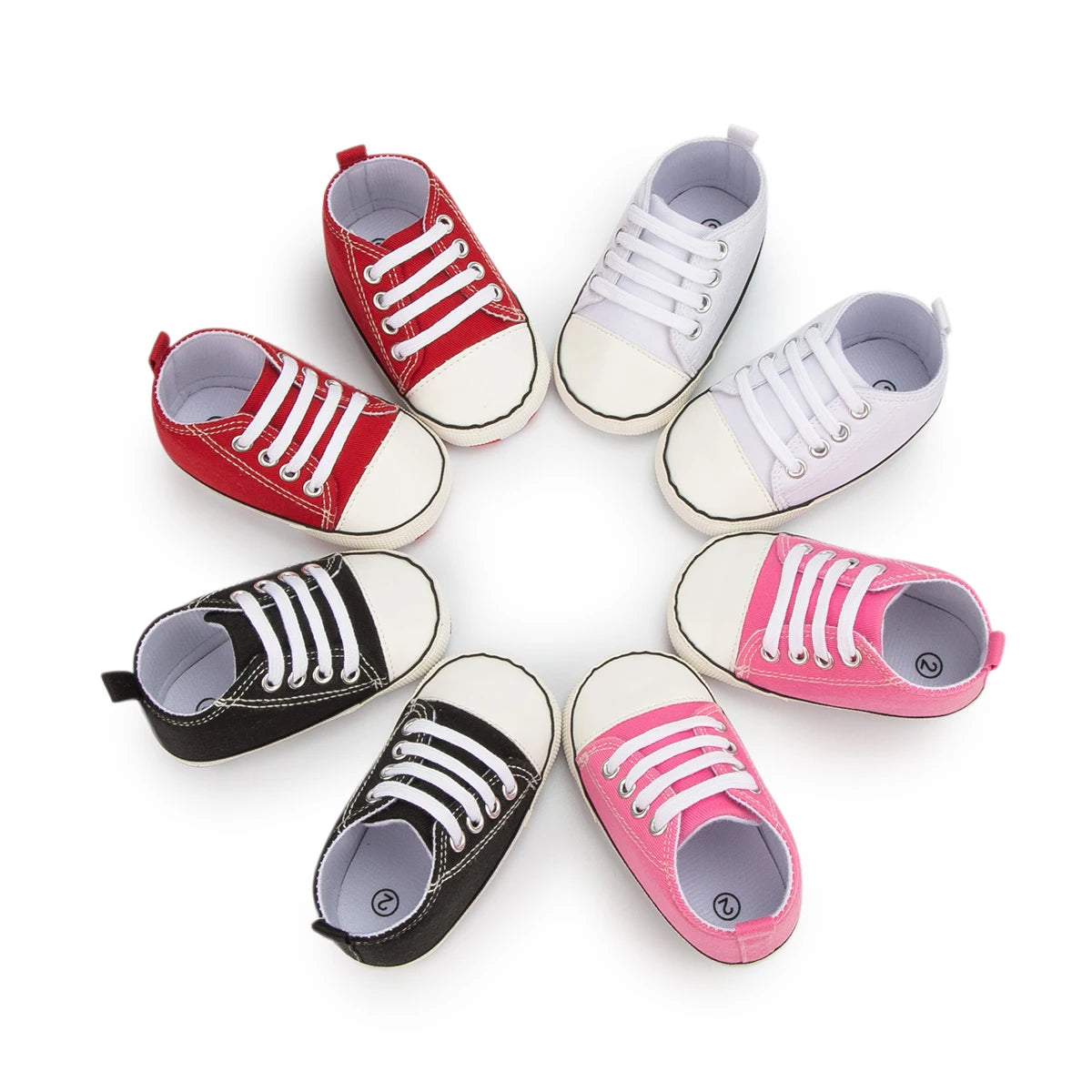 Meckior New Baby Canvas Sneakers Anti-slip Soft Plaid Baby Boy Girl Shoes Newborns First Walkers Infant Baby Unisex Casual Shoes